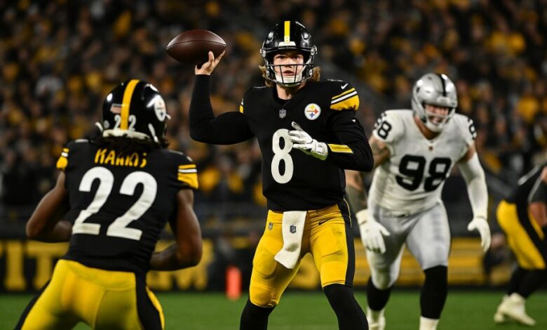 steelers vs las vegas raiders match player stats